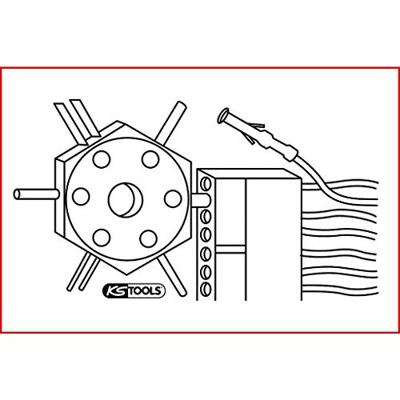 KS Tools 150.1232 Ontgrendelgereedschap