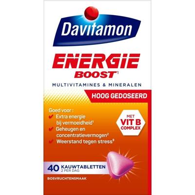 Davitamon Energie Boost Kauwtabletten
