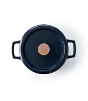 Alva Braadpan - Dutch Oven - Nori - Gietijzer ø 26 cm - geëmailleerde anti-aanbaklaag - thumbnail