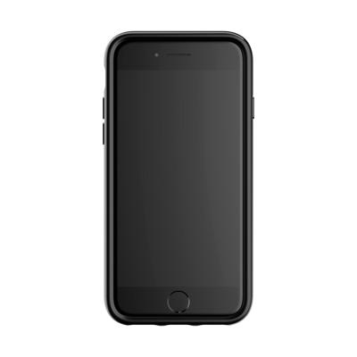 Gear4 Battersea - Achterzijde behuizing voor mobiele telefoon - polycarbonaat, D3O, thermoplastic polyurethaan (TPU) - zwart - slank ontwerp - voor Apple iPhone SE (2e generatie)