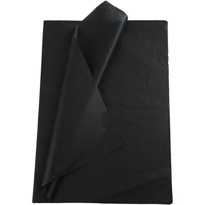 Creativ Company Tissuepapier, vel 50x70 cm, 17 gr, zwart, 10 vel/ 1 doos