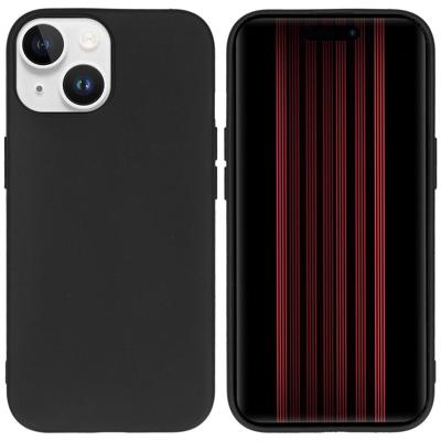 Accezz Color Backcover iPhone 15 Telefoonhoesje Zwart
