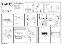 Eglo PlafonniereFueva 1 wit vierkant - 97282 - thumbnail