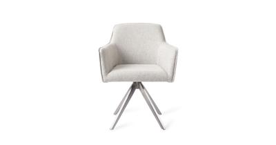 Jesper Home Eetkamerstoel 'Hofu' Turn Steel, Draaibaar, kleur Checkers Charm