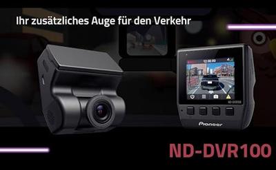 Pioneer ND-DVR100 | Discrete Full HD Dashcam met 111° Kijkhoek en Nachtmodus