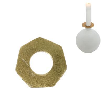 Stjernsund kaarsenring loua messingkleurig 5,5 cm | 48 stuks