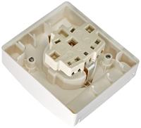 Busch-Jaeger 2CKA001684A0328 Wandcontactdoos met randaarde Inzetstuk Zuiver wit (RAL 9010), Wit 1 stuk(s) - thumbnail