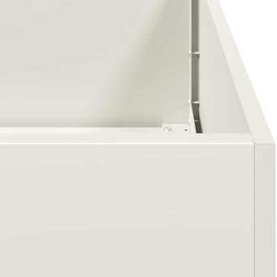 Plantenbak 200x40x80 cm koudgewalst staal wit Plantenbak 200x40x80 cm koudgewalst staal wit