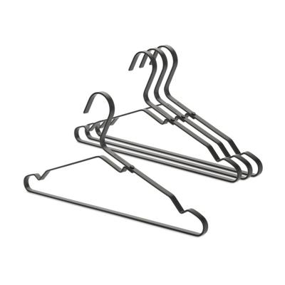 Brabantia kledinghanger set van 4 black Brabantia kledinghanger set van 4 black