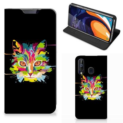 Samsung Galaxy A60 Magnet Case Cat Color Samsung Galaxy A60 Magnet Case Cat Color