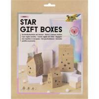 Giftbox Folia Star kraft set à 6 stuks - thumbnail