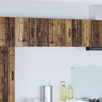 Keukenkast met plank 2 pcs Oudhout 60 x 31 x 40 cm Bewerkt hout