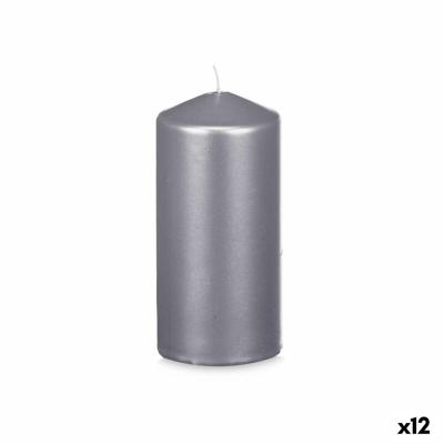 Kaars Acorde Zilverkleurig 7 x 15,5 x 7 cm (12 Stuks) Kaars Acorde Zilverkleurig 7 x 15,5 x 7 cm (12 Stuks)
