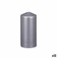 Kaars Acorde Zilverkleurig 7 x 15,5 x 7 cm (12 Stuks) - thumbnail