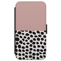 iPhone X/XS flipcase - Pink dots - thumbnail