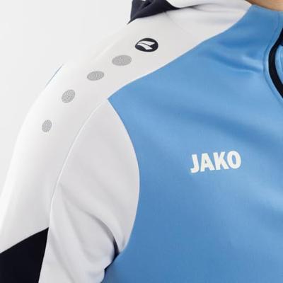 JAKO 6770 Sweater Met Kap Dynamic - Hemelsblauw/Wit/Marine - L