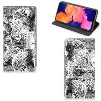 Mobiel BookCase Samsung Galaxy A10 Skulls Angel - thumbnail