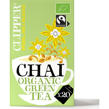 Clipper Chai Organic Green Tea 20 Zakjes 40 g bij Jumbo Clipper Chai Organic Green Tea 20 Zakjes 40 g bij Jumbo