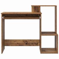 Bureau met plank Oud hout 106 x 40 x 88.5 cm Bewerkt hout - thumbnail