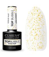 Claresa top coat bubble gold mat no wipe 5ml - thumbnail