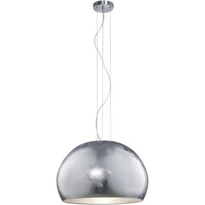 LED Hanglamp - Hangverlichting - Trion Onutia - E27 Fitting - 1-lichts - Rond - Mat Zilver - Aluminium LED Hanglamp - Hangverlichting - Trion Onutia - E27 Fitting - 1-lichts - Rond - Mat Zilver - Aluminium