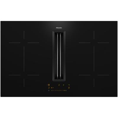 Miele KMDA7473-1 FL Inductie kookplaat met afzuiging Zwart