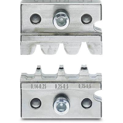 Phoenix Contact CF 500/DIE SC 1,5 1212241 Krimpprofiel Platte insteekhulzen, Platte stekkers 0.14 tot 1.5 mm² Geschikt voor merk Phoenix Contact 467893, 469887 Phoenix Contact CF 500/DIE SC 1,5 1212241 Krimpprofiel Platte insteekhulzen, Platte stekkers 0.14 tot 1.5 mm² Geschikt voor merk Phoenix Contact 467893, 469887