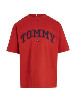 Varsity Embroidery T Dark Magma