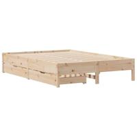 Bedframe zonder matras massief grenenhout 120x200 cm - thumbnail