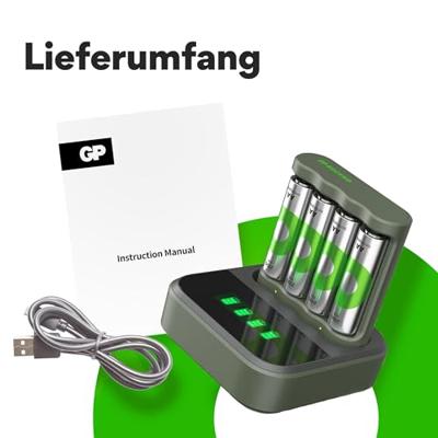 GP B441 Dockingstation Batterijlader NiMH AAA (potlood), AA (penlite) GP B441 Dockingstation Batterijlader NiMH AAA (potlood), AA (penlite)