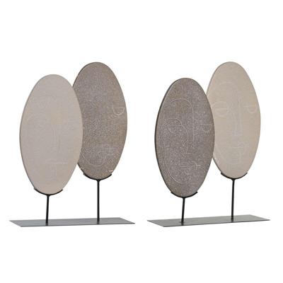 Decoratieve figuren DKD Home Decor Beige Lichtbruin Modern 27 x 8 x 35,5 cm (2 Stuks) Decoratieve figuren DKD Home Decor Beige Lichtbruin Modern 27 x 8 x 35,5 cm (2 Stuks)