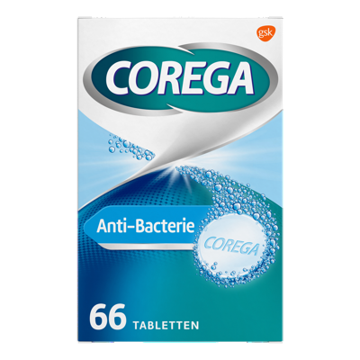 Corega Anti-bacterie Dagelijkse Reiniger Tabletten
