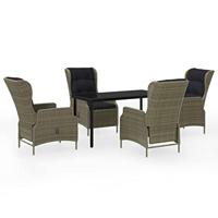 5-delige Tuinset bruin - thumbnail