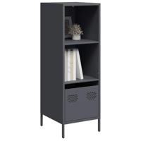 Hoge kast 35x39x103,5 cm staal antracietkleurig - thumbnail