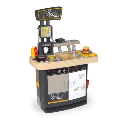 Smoby - Food Corner Restaurant - Keukenresto met CB-lezer - 29 accessoires - Imitatie speelgoed voor kinderen Smoby - Food Corner Restaurant - Keukenresto met CB-lezer - 29 accessoires - Imitatie speelgoed voor kinderen