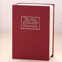 Mini woordenboek veilig vak boek geheime beveiliging Lock cash geld munt opslag juwelen sleutel Locker (rood) - thumbnail