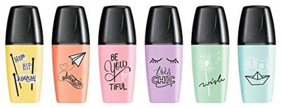 6 STABILO BOSS MINI Markeerstiften - Pastellove Edition - 6 kleuren