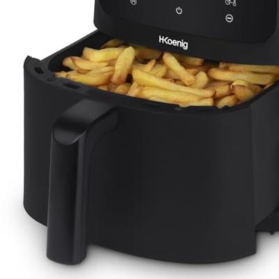HKoeNIG Olievrije Friteuse - FRY840 - 4L Capaciteit - 6 Kookprogramma's - 1300W