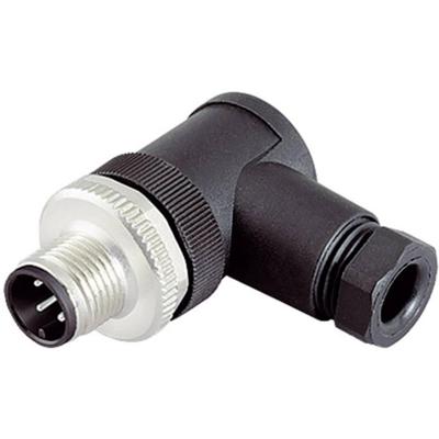 Binder 99 0429 24 04 M12 Connector Male Haaks | A-codering | 4 Polig