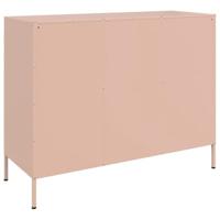 Dressoir 100,5x39x79 cm koudgewalst staal roze - thumbnail