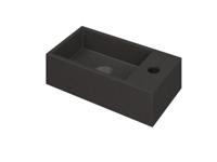 INK Versus Fontein Quartz Met Kraangat Rechts Zwart 36x18x9cm - thumbnail