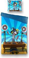 Fabeltjeskrant dekbedovertrek DJ Wally 140 x 200 cm - 60 x 70 cm - thumbnail