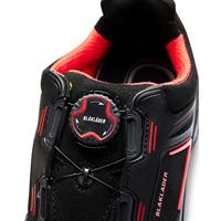 Blåkläder GECKO Veiligheidsschoen 2471 | Zwart/Rood | Maat 41 - 7330509825624 - thumbnail