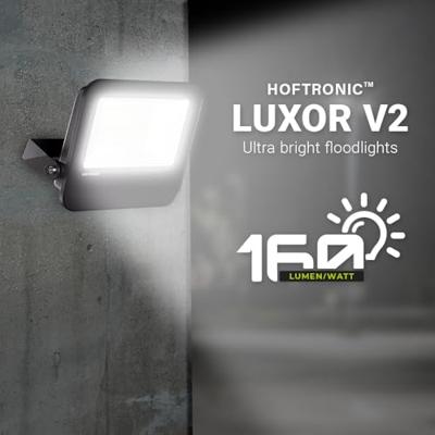 Luxor V2 LED Breedstraler - 50 Watt 8000 lumen - 160lm/W - IP65 waterdicht - 4000K neutraal wit licht - 5 jaar garantie