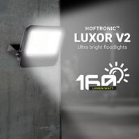 Luxor V2 LED Breedstraler - 50 Watt 8000 lumen - 160lm/W - IP65 waterdicht - 4000K neutraal wit licht - 5 jaar garantie - thumbnail
