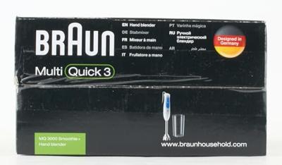 Braun MQ3000WH SMOOTHIE+ Staafmixer Blauw - thumbnail