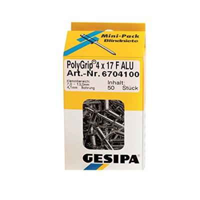 Gesipa Blindklinknagel | klinknagelschacht d x l 4 x 17 mm | RVS | 50 stuks - 1464826 1464826 Gesipa Blindklinknagel | klinknagelschacht d x l 4 x 17 mm | RVS | 50 stuks - 1464826 1464826