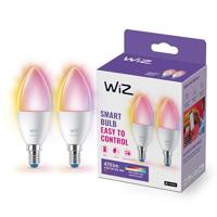 WiZ 8719514551275 LED-lamp Energielabel F (A - G) E14 (Ø x h) 39 mm x 116 mm 2 stuk(s) - thumbnail