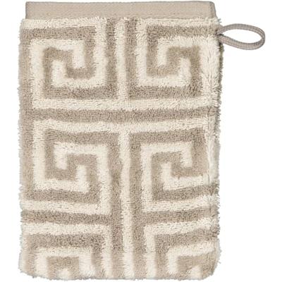 Cawö Cawo Noblesse Elegance Allover print Washandje 16/22 graphit