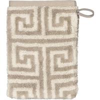 Cawö Cawo Noblesse Elegance Allover print Washandje 16/22 graphit - thumbnail